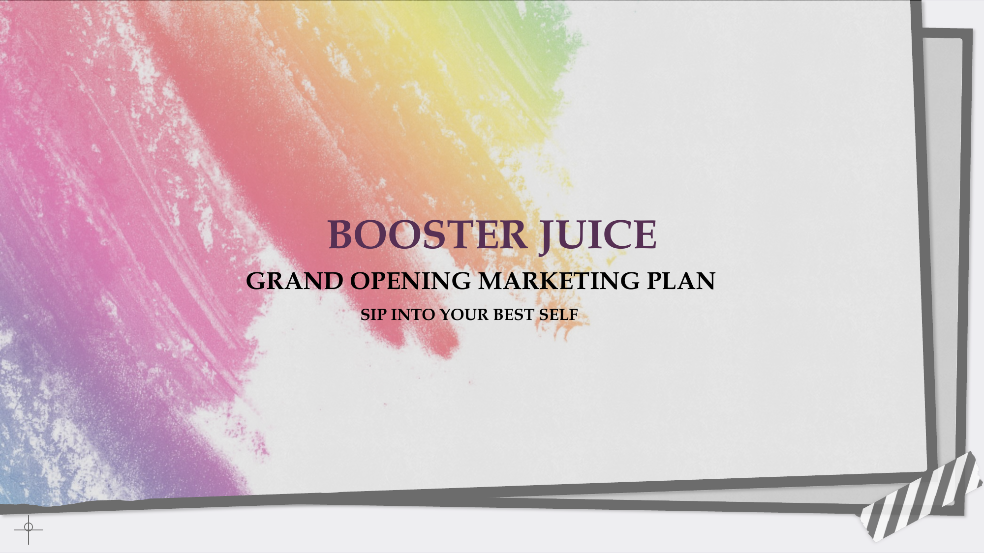 Booster Juice grand-opening marketing plan