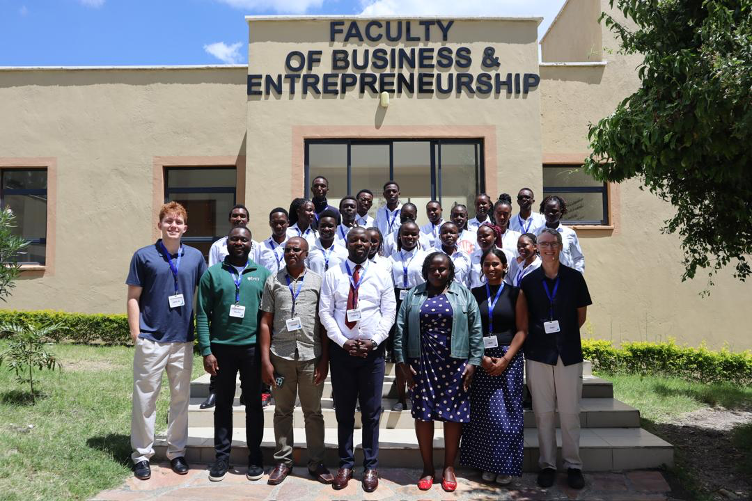 LEADER participants and instructors at the Faculty of Business and Entrepreneurship
