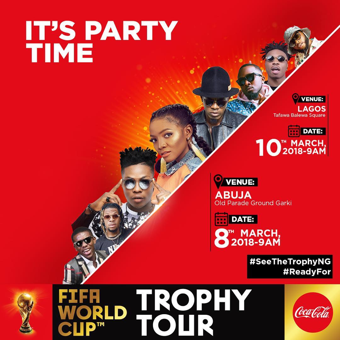 Coca-Cola FIFA World Cup Trophy Tour campaign visual